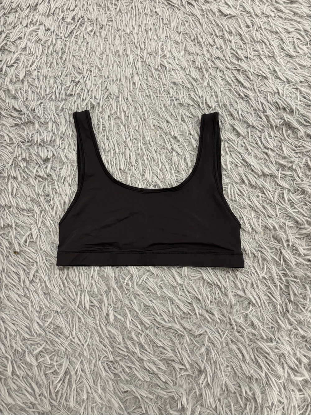 Skims Women's Scoop Neck Black Bra Bralette Small Lightweight Support Loungewear
